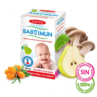 BABY IMUN jarabe con seta de ostra y espino amarillo