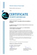 CERTIFICATE OF SAFETY AND FREE SALE