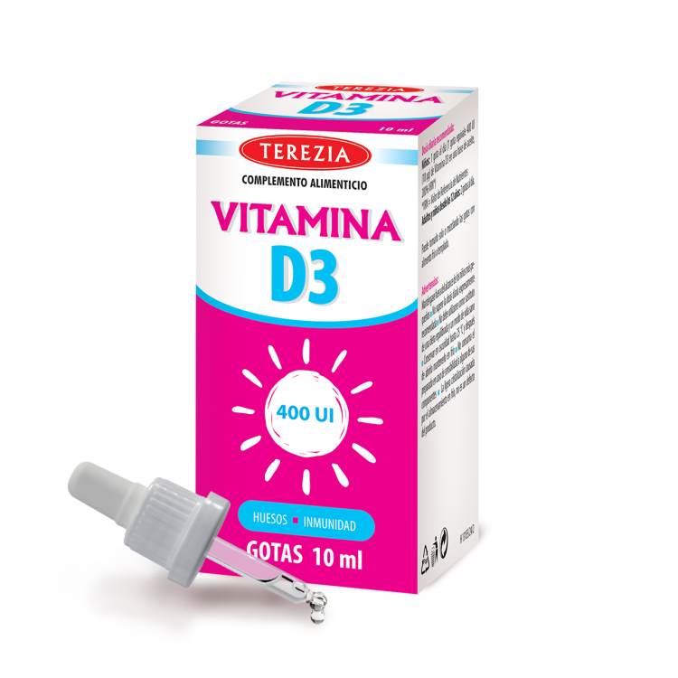Vitamina D3 400 IU gotas de 10 ml