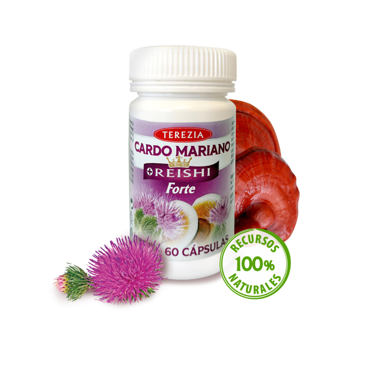 CARDO MARIANO + REISHI Forte 60 cápsulas
